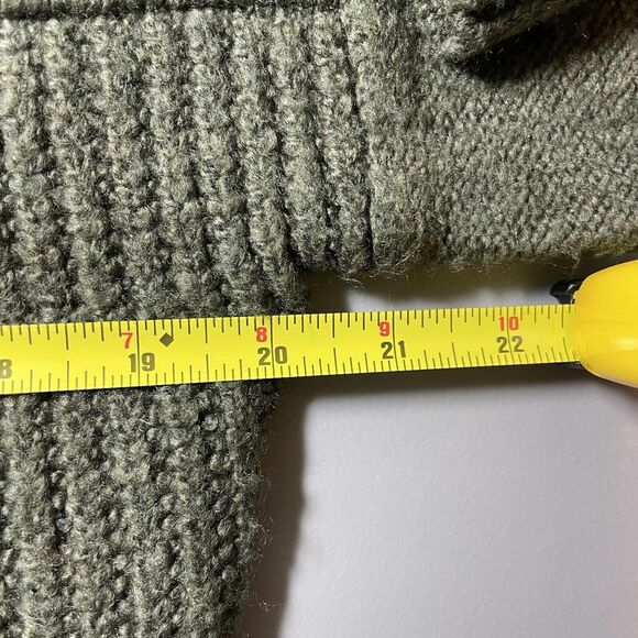 American Eagle Green Fishermans Sweater Women's Size XS Oversized Mock Neck - Picture 11 of 12